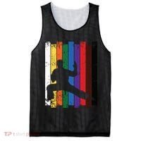 Karate Belt Karate Silhouette T Martial Arts Mesh Reversible Basketball Jersey Tank thumb 0