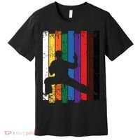 Karate Belt Karate Silhouette T Martial Arts Premium T-Shirt thumb 0