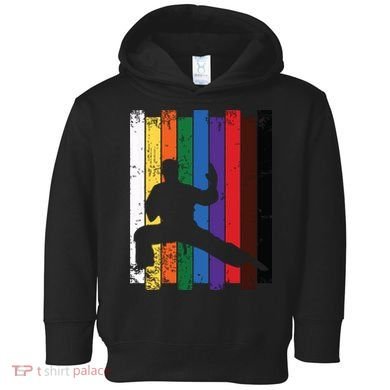 Karate Belt Karate Silhouette T Martial Arts Toddler Hoodie