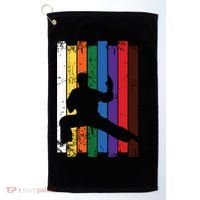 Karate Belt Karate Silhouette T Martial Arts Golf Towel thumb 0