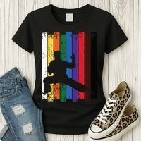 Karate Belt Karate Silhouette T Martial Arts Women's T-Shirt thumb 3