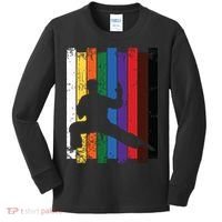 Karate Belt Karate Silhouette T Martial Arts Kids Long Sleeve Shirt thumb 0