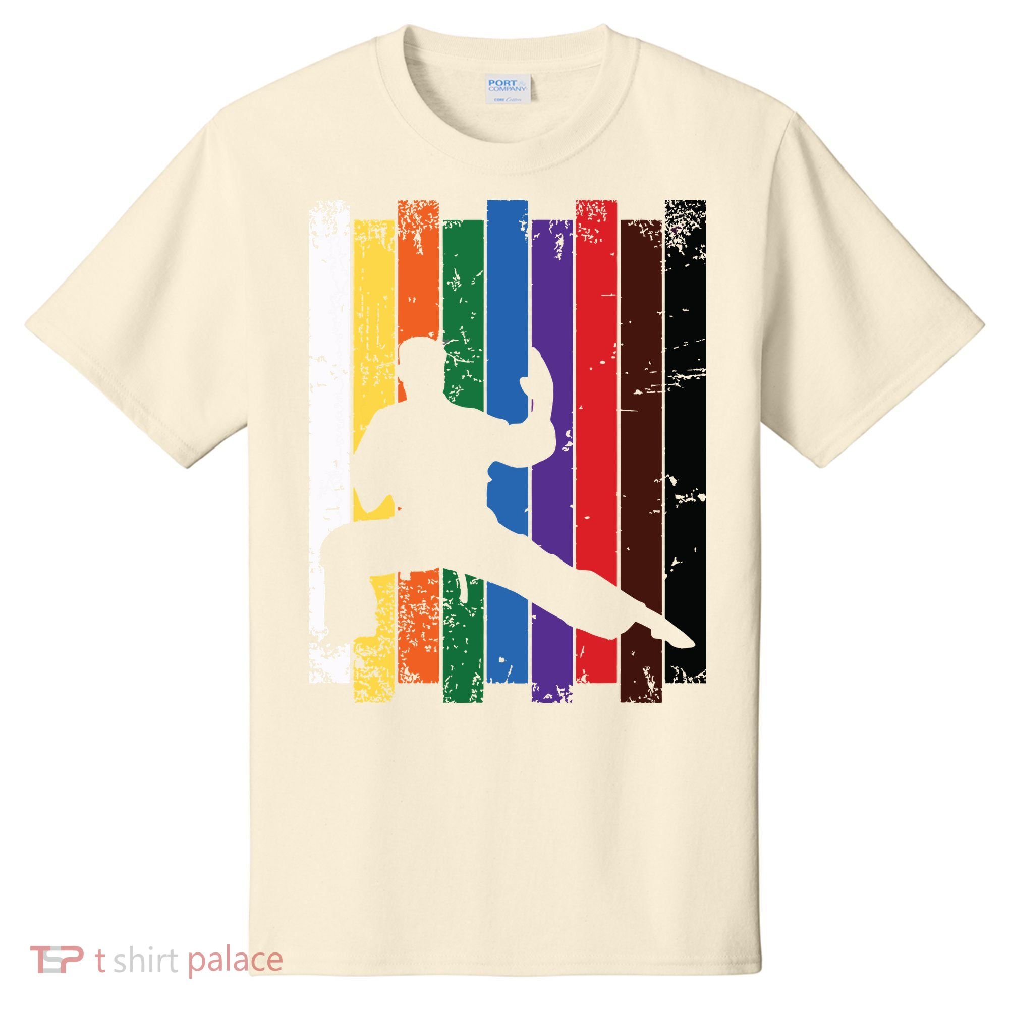 Karate Belt Karate Silhouette T Martial Arts T-Shirt