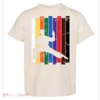 Karate Belt Karate Silhouette T Martial Arts Toddler T-Shirt thumb 0