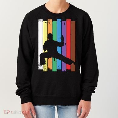 Karate Belt Karate Silhouette Martial Arts Women's Sweatshirt