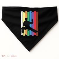 Karate Belt Karate Silhouette Martial Arts USA-Made Doggie Bandana thumb 0