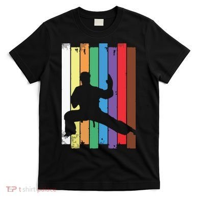 Karate Belt Karate Silhouette Martial Arts T-Shirt