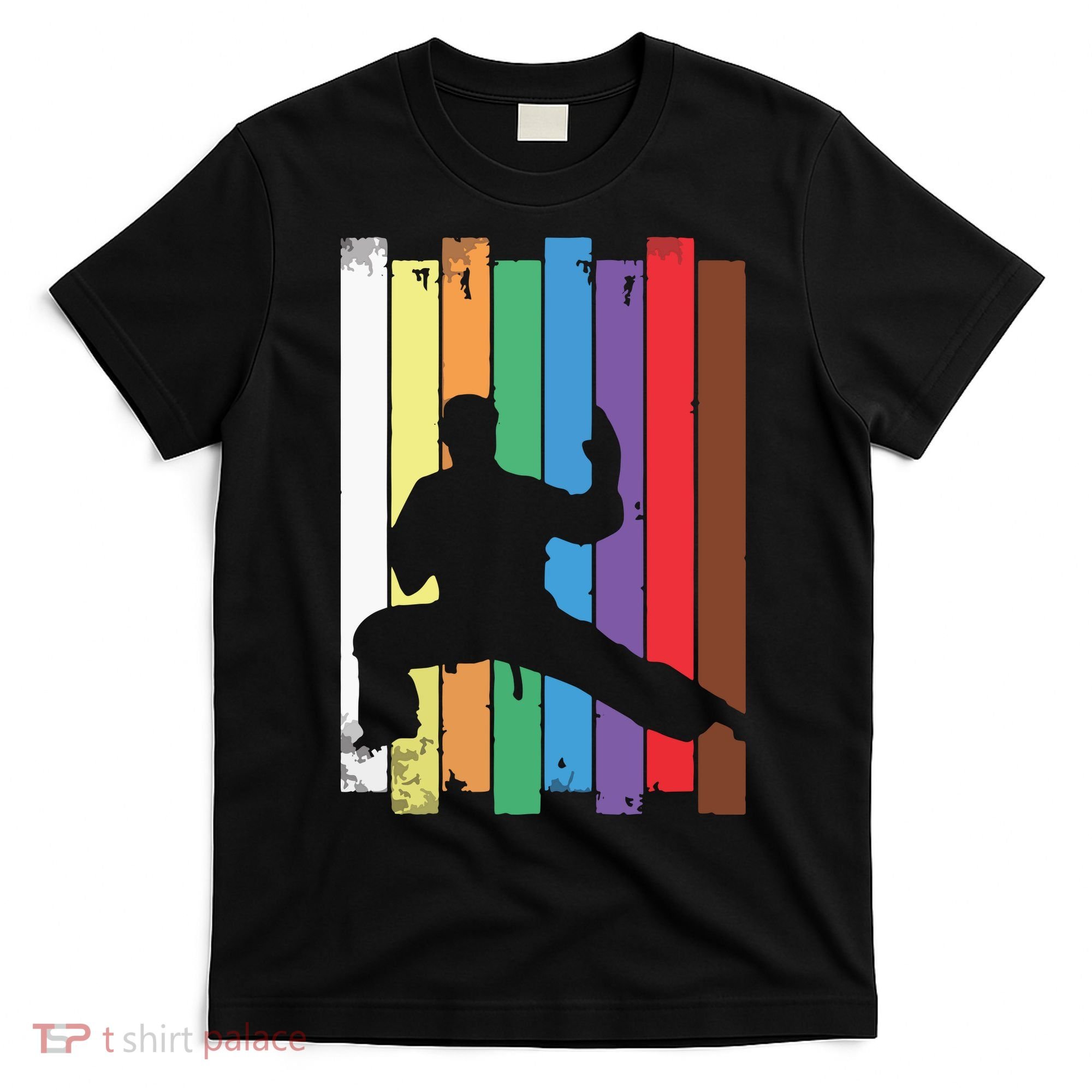 Karate Belt Karate Silhouette Martial Arts T-Shirt