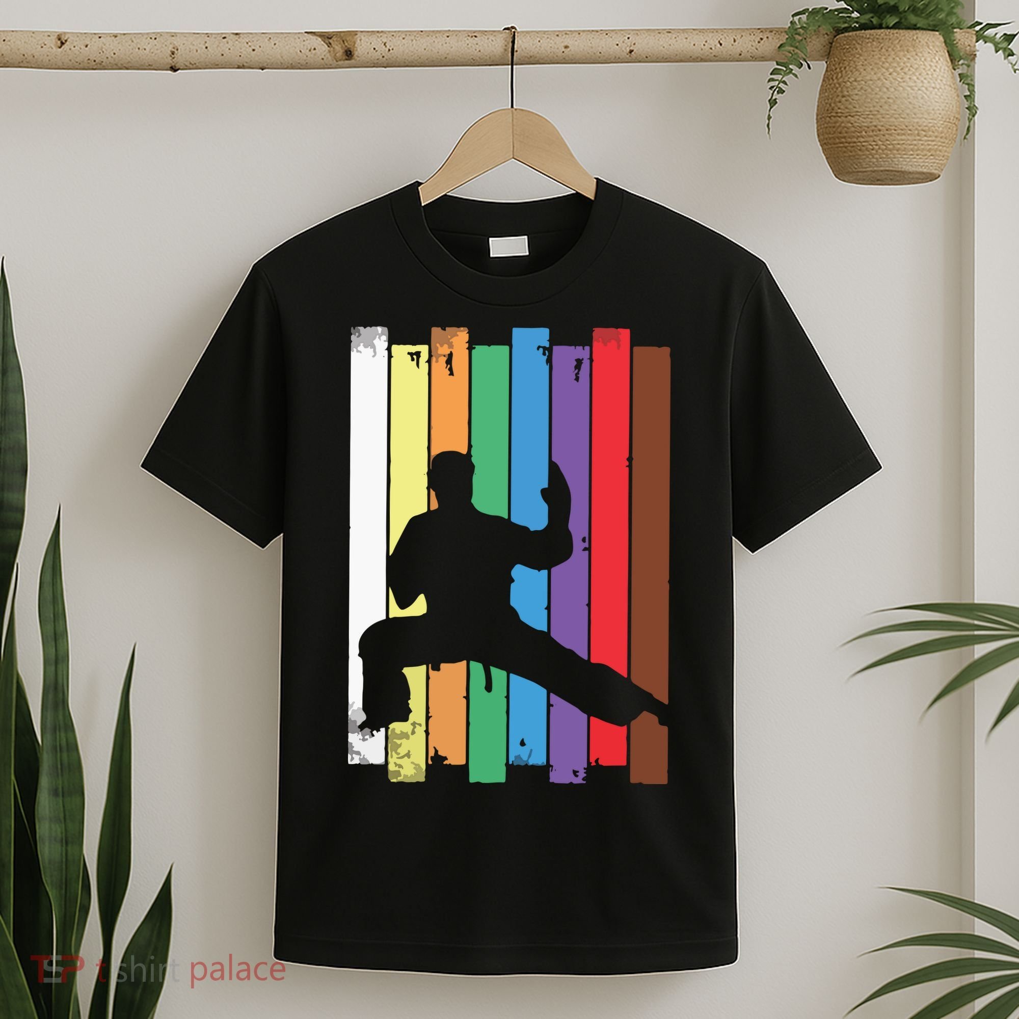 Karate Belt Karate Silhouette Martial Arts T-Shirt