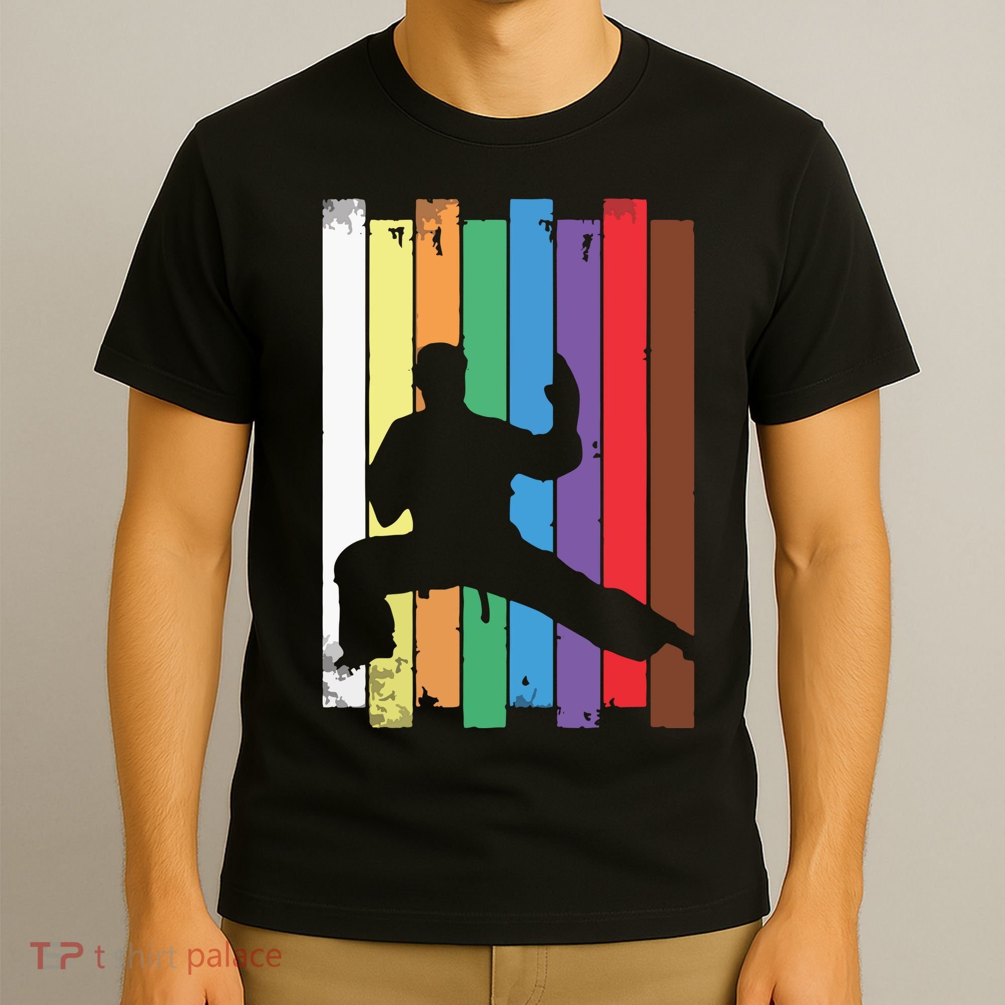 Karate Belt Karate Silhouette Martial Arts T-Shirt