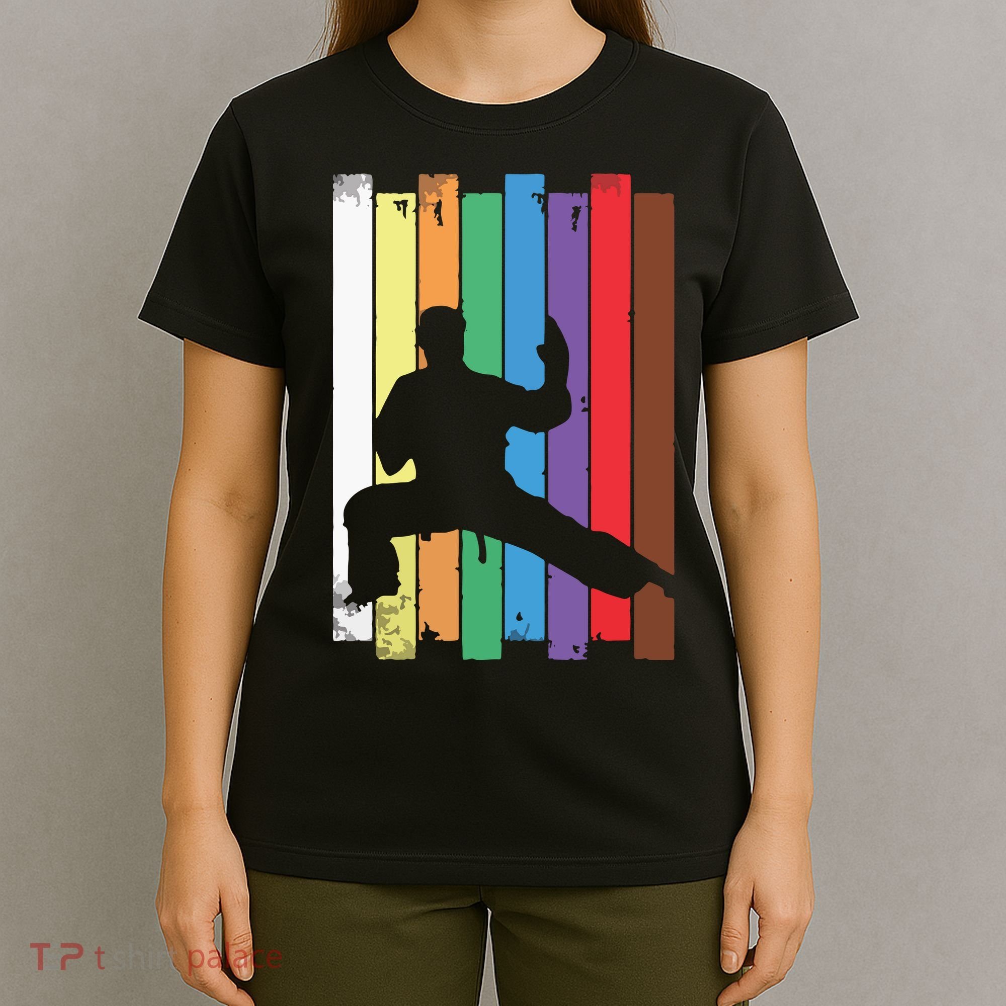 Karate Belt Karate Silhouette Martial Arts T-Shirt