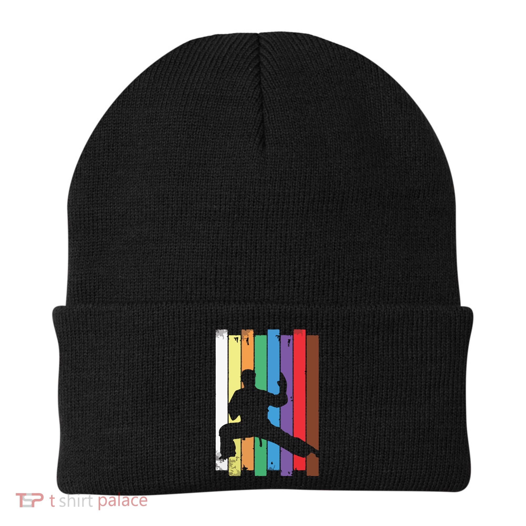 Karate Belt Karate Silhouette Martial Arts Beanie