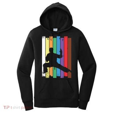 Karate Belt Karate Silhouette Martial Arts Women's Hoodie