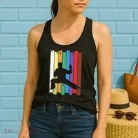 Karate Belt Karate Silhouette Martial Arts Women's Tank Top thumb 2