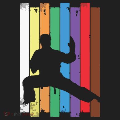 Karate Belt Karate Silhouette Martial Arts Hat