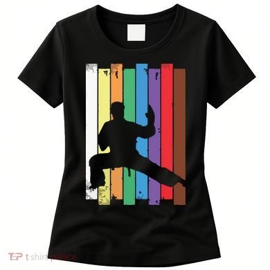 Karate Belt Karate Silhouette Martial Arts Women's T-Shirt