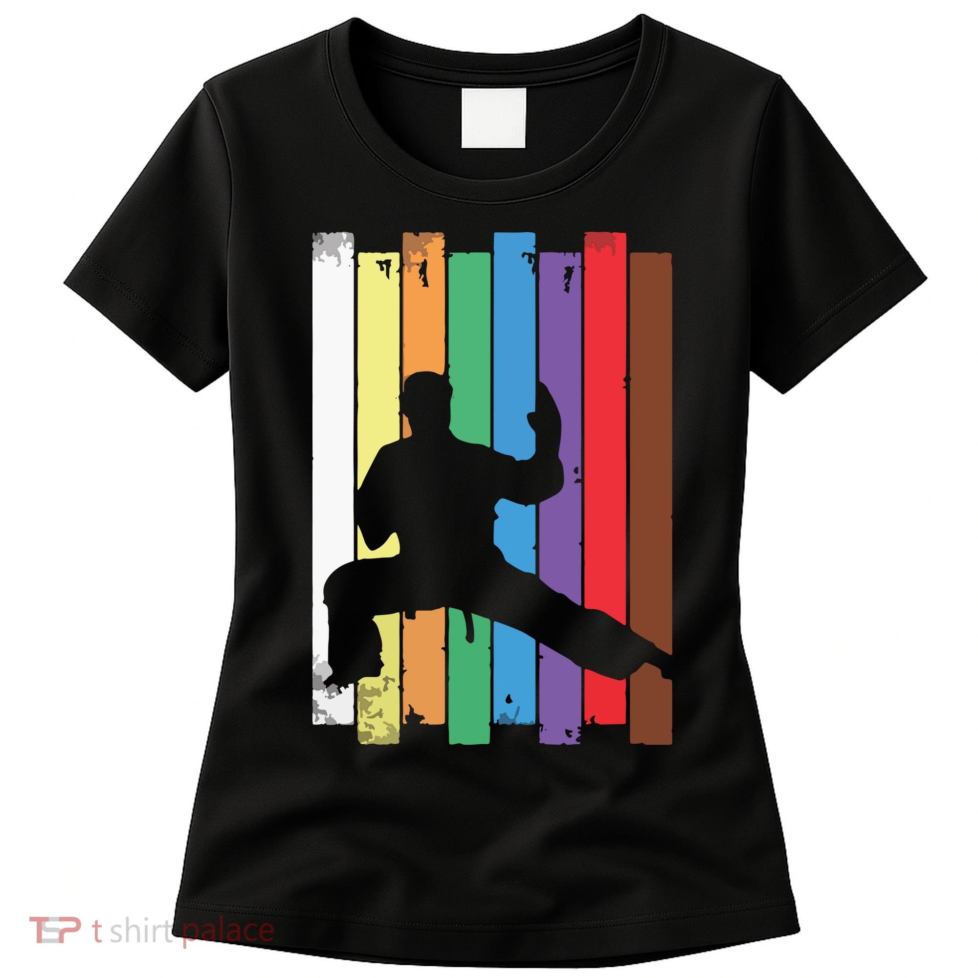 Karate Belt Karate Silhouette Martial Arts Women's T-Shirt
