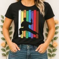 Karate Belt Karate Silhouette Martial Arts Women's T-Shirt thumb 2