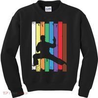 Karate Belt Karate Silhouette Martial Arts Kids Sweatshirt thumb 0