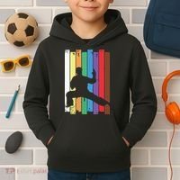 Karate Belt Karate Silhouette Martial Arts Kids Hoodie thumb 2