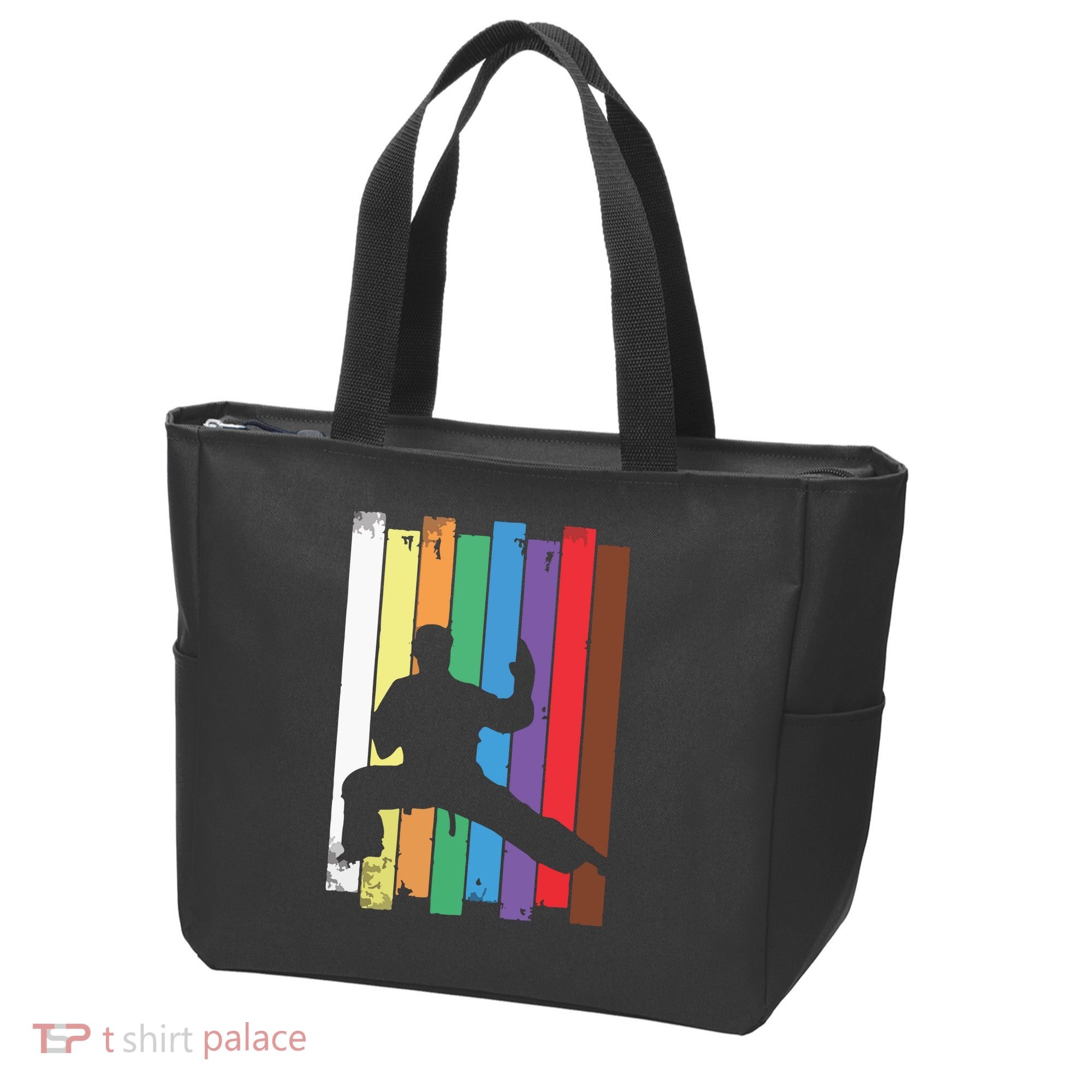 Karate Belt Karate Silhouette Martial Arts Tote Bag