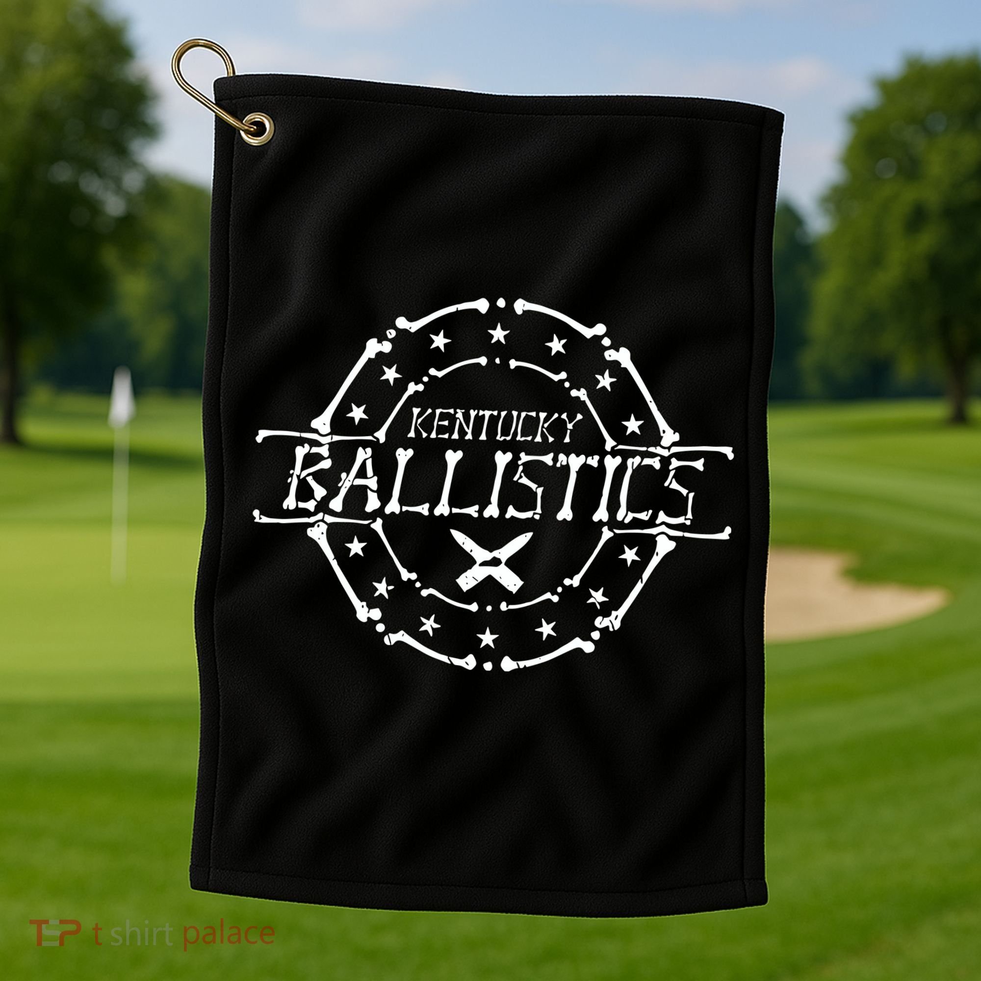 Kentucky Ballistics Kb Skeleton Golf Towel