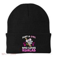 Koala Bear Lovers Just A Girl Who Loves Koalas Cool Gift Beanie thumb 0