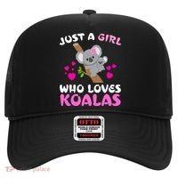 Koala Bear Lovers Just A Girl Who Loves Koalas Cool Gift Hat thumb 0
