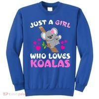 Koala Bear Lovers Just A Girl Who Loves Koalas Cool Gift Sweatshirt thumb 0