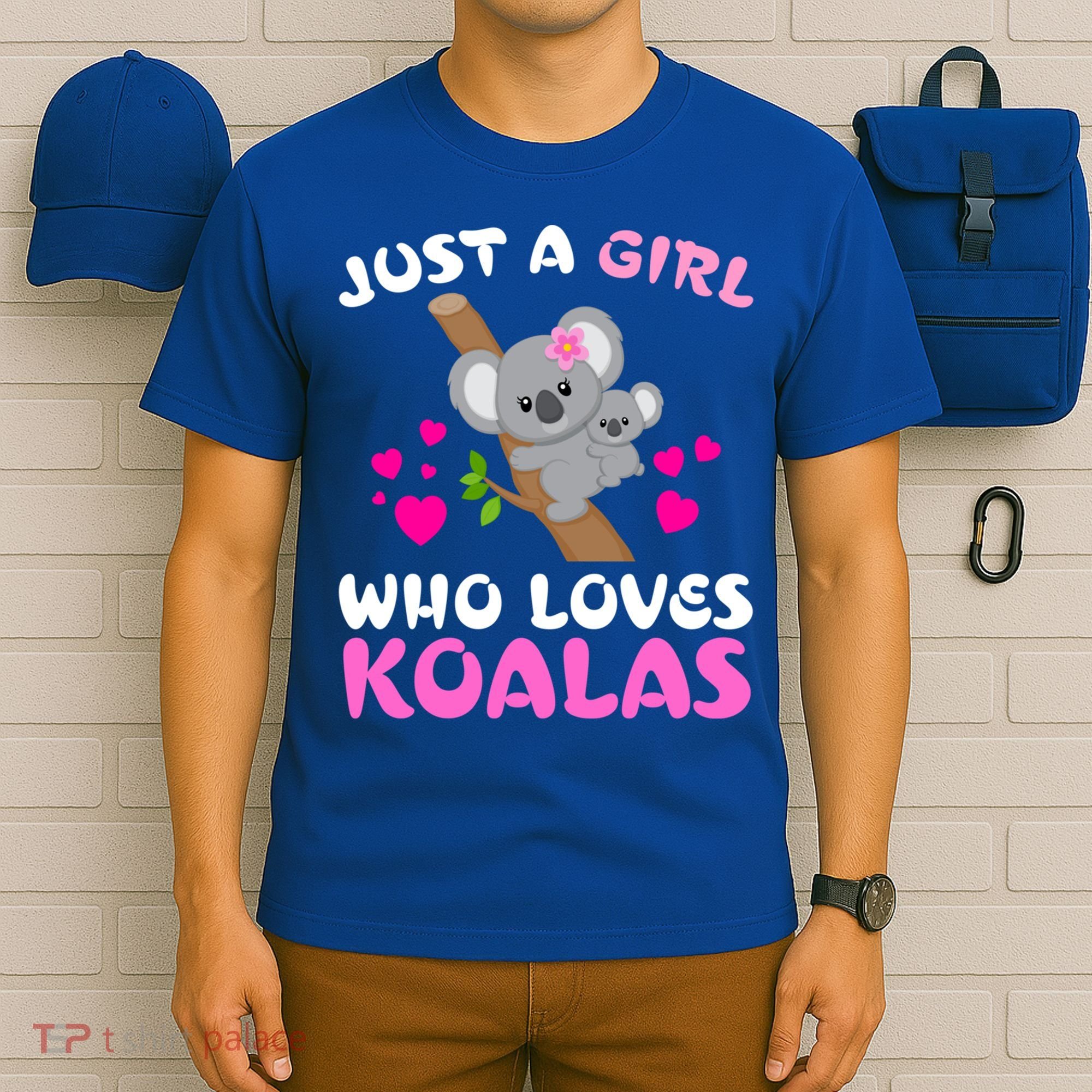 Koala Bear Lovers Just A Girl Who Loves Koalas Cool Gift T-Shirt