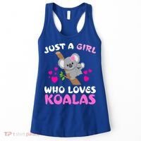 Koala Bear Lovers Just A Girl Who Loves Koalas Cool Gift Women's Tank Top thumb 0