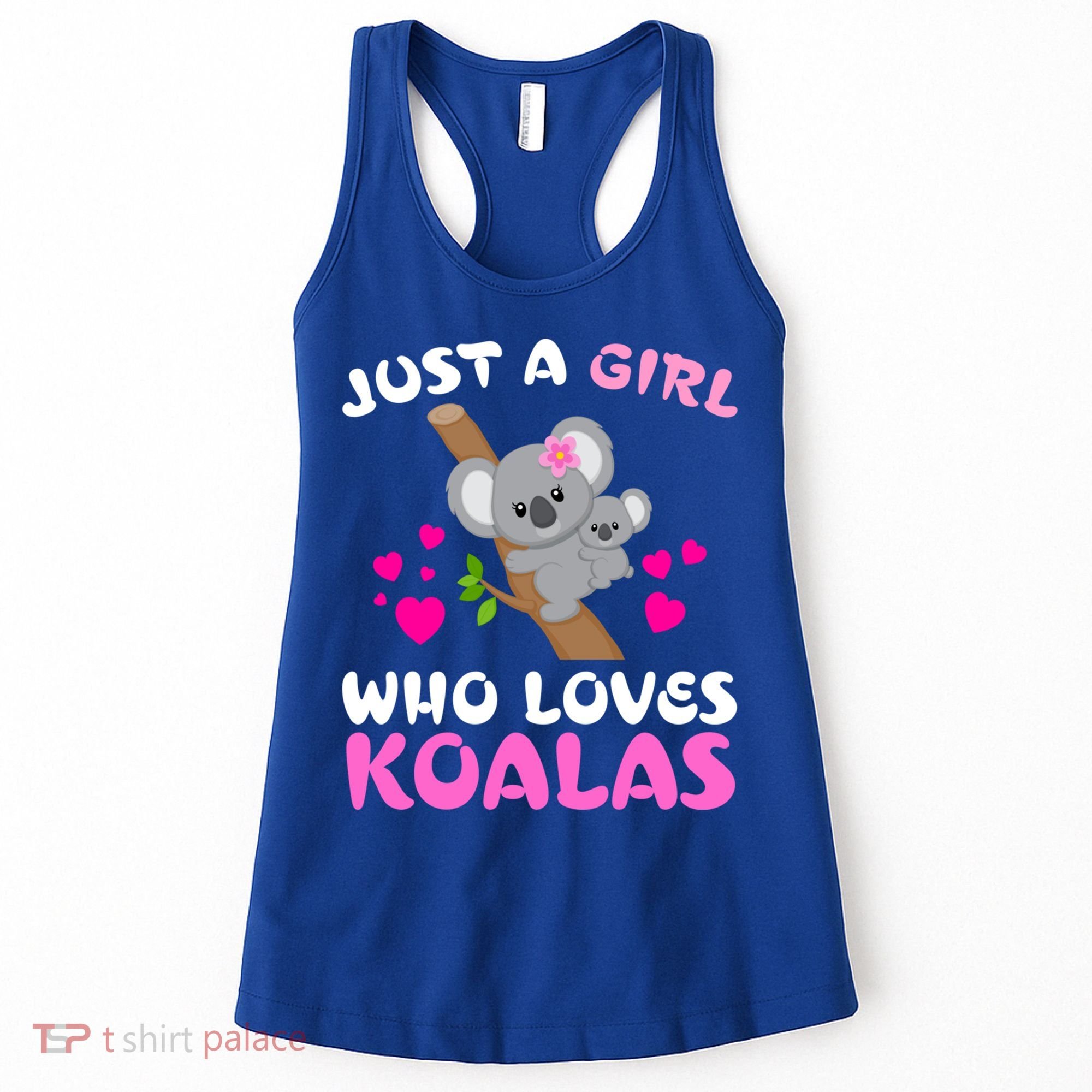 Koala Bear Lovers Just A Girl Who Loves Koalas Cool Gift Women's Tank Top