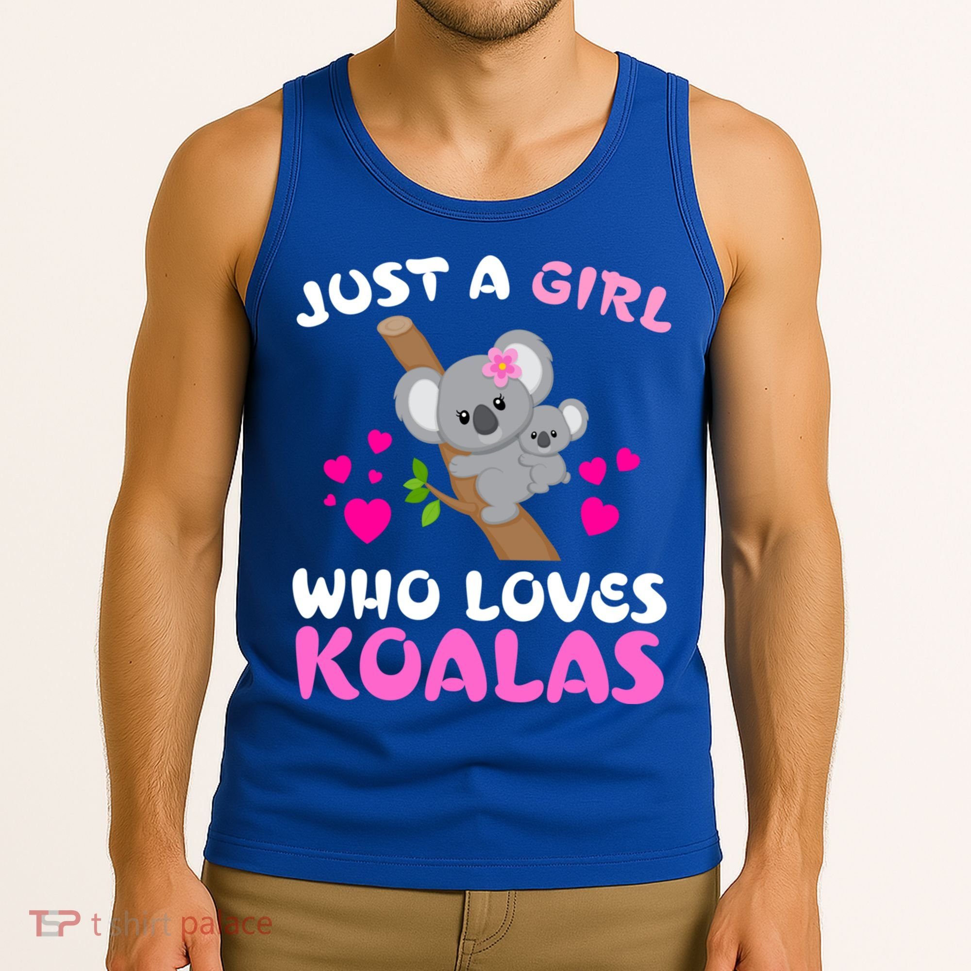Koala Bear Lovers Just A Girl Who Loves Koalas Cool Gift Tank Top