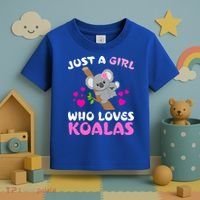 Koala Bear Lovers Just A Girl Who Loves Koalas Cool Gift Toddler T-Shirt thumb 3