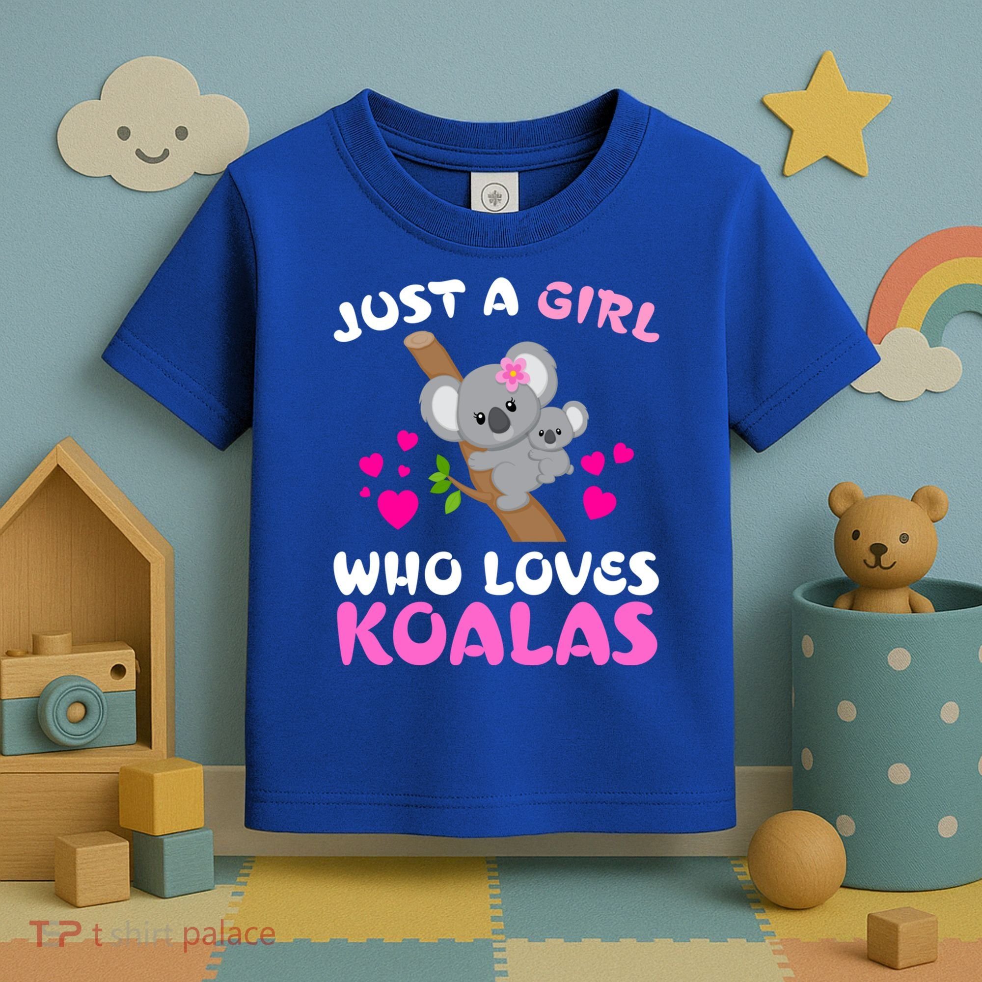 Koala Bear Lovers Just A Girl Who Loves Koalas Cool Gift Toddler T-Shirt
