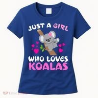 Koala Bear Lovers Just A Girl Who Loves Koalas Cool Gift Women's T-Shirt thumb 0