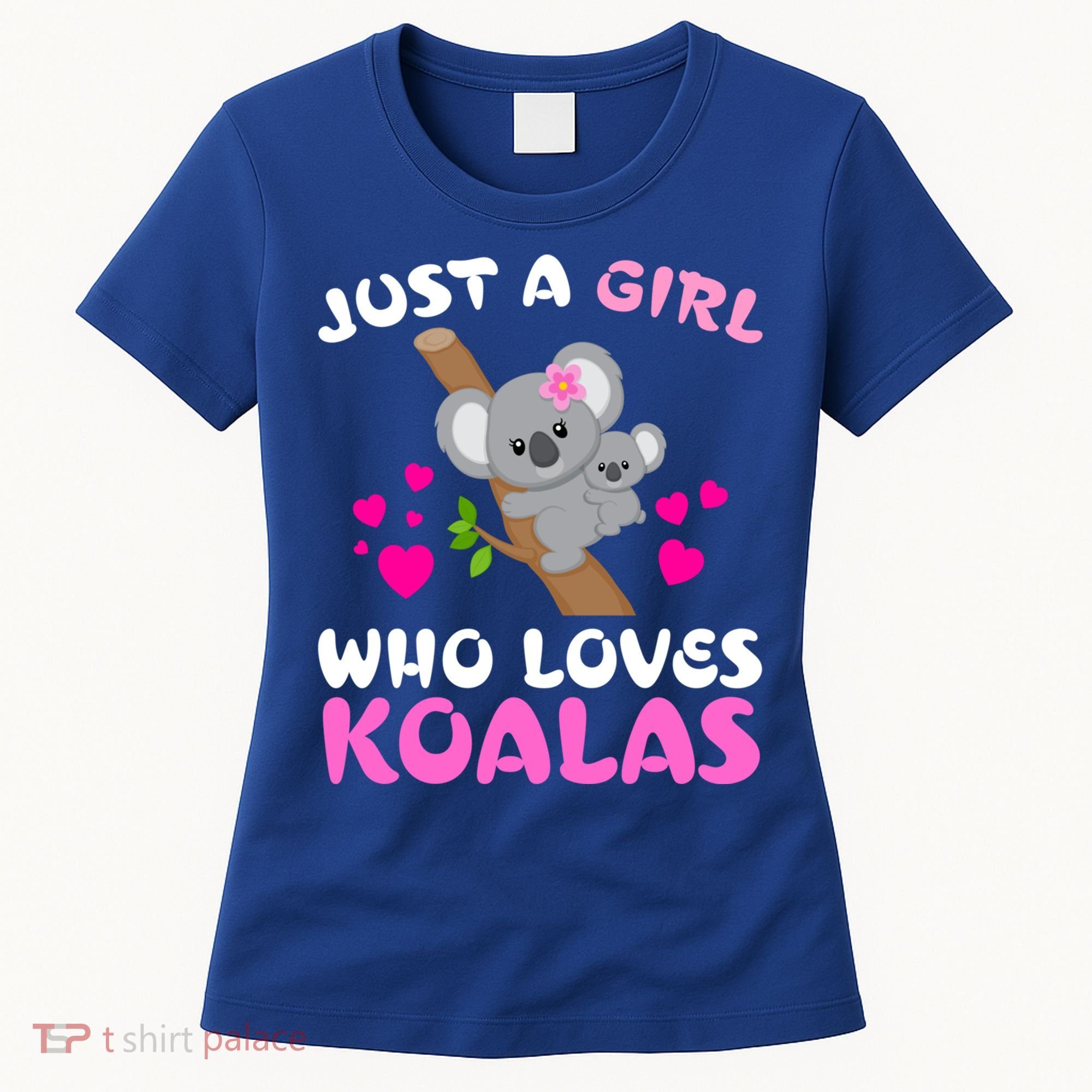 Koala Bear Lovers Just A Girl Who Loves Koalas Cool Gift Women's T-Shirt