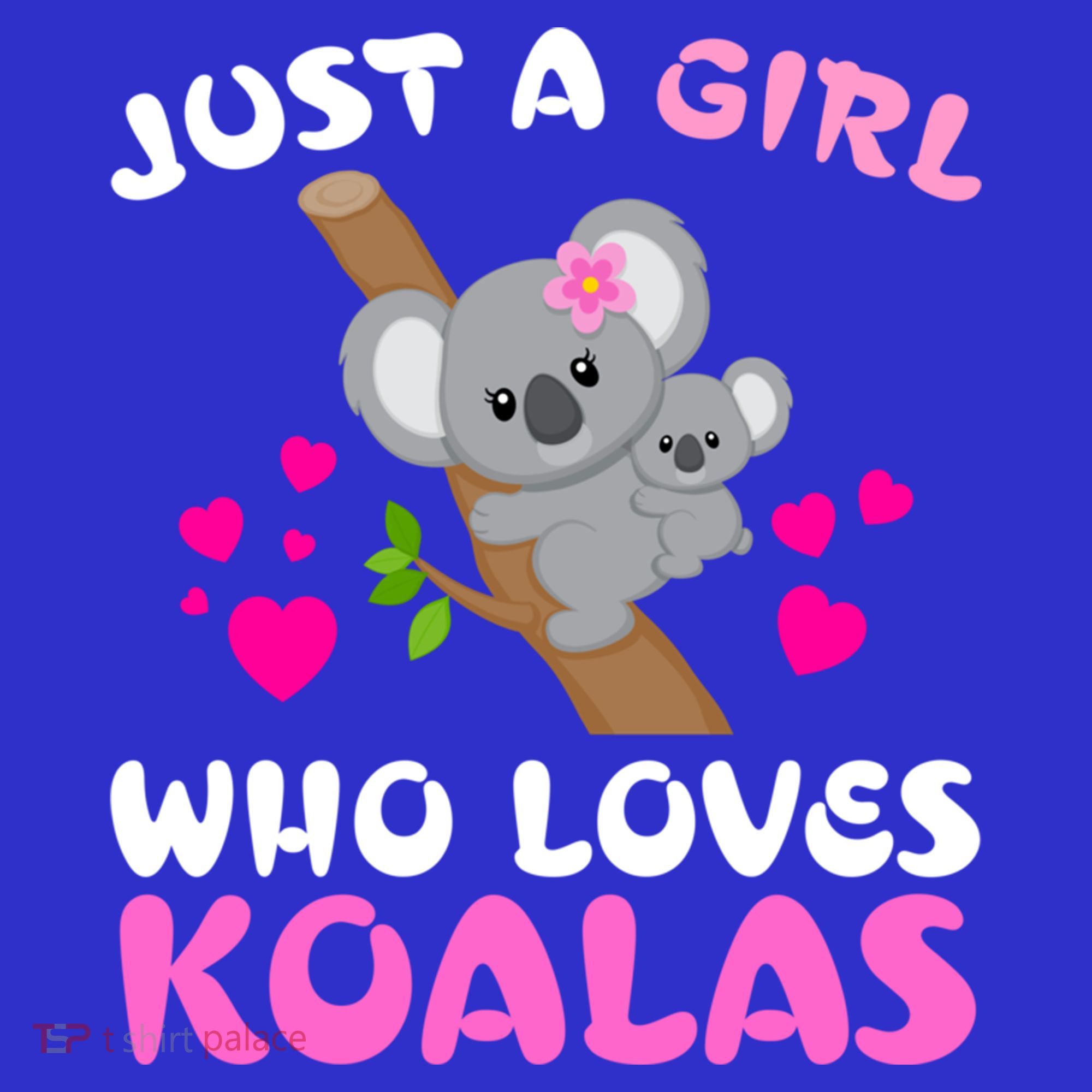 Koala Bear Lovers Just A Girl Who Loves Koalas Cool Gift Kids Hoodie