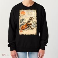 Kawaii Baby Monkey Punch Japanese Art Women's Sweatshirt thumb 0