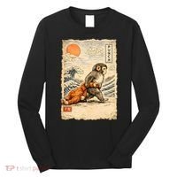 Kawaii Baby Monkey Punch Japanese Art Long Sleeve Shirt thumb 0
