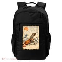 Kawaii Baby Monkey Punch Japanese Art Backpack thumb 0
