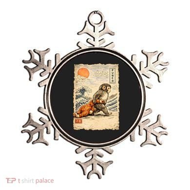 Kawaii Baby Monkey Punch Japanese Art Ornament