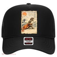 Kawaii Baby Monkey Punch Japanese Art Hat thumb 0