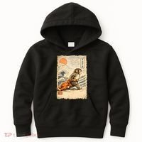Kawaii Baby Monkey Punch Japanese Art Kids Hoodie thumb 0