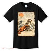 Kawaii Baby Monkey Punch Japanese Art Kids T-Shirt thumb 0