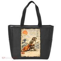 Kawaii Baby Monkey Punch Japanese Art Tote Bag thumb 0