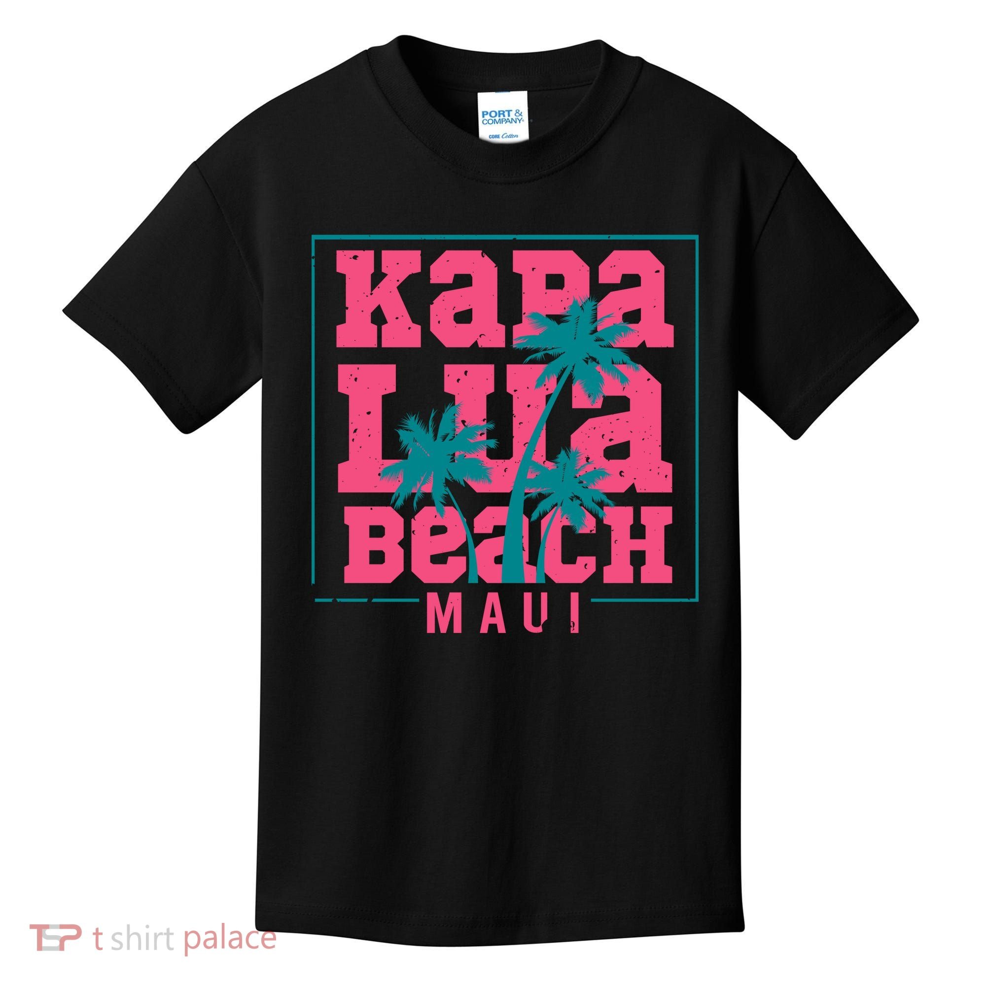 Kapalua Beach Maui Kids T-Shirt