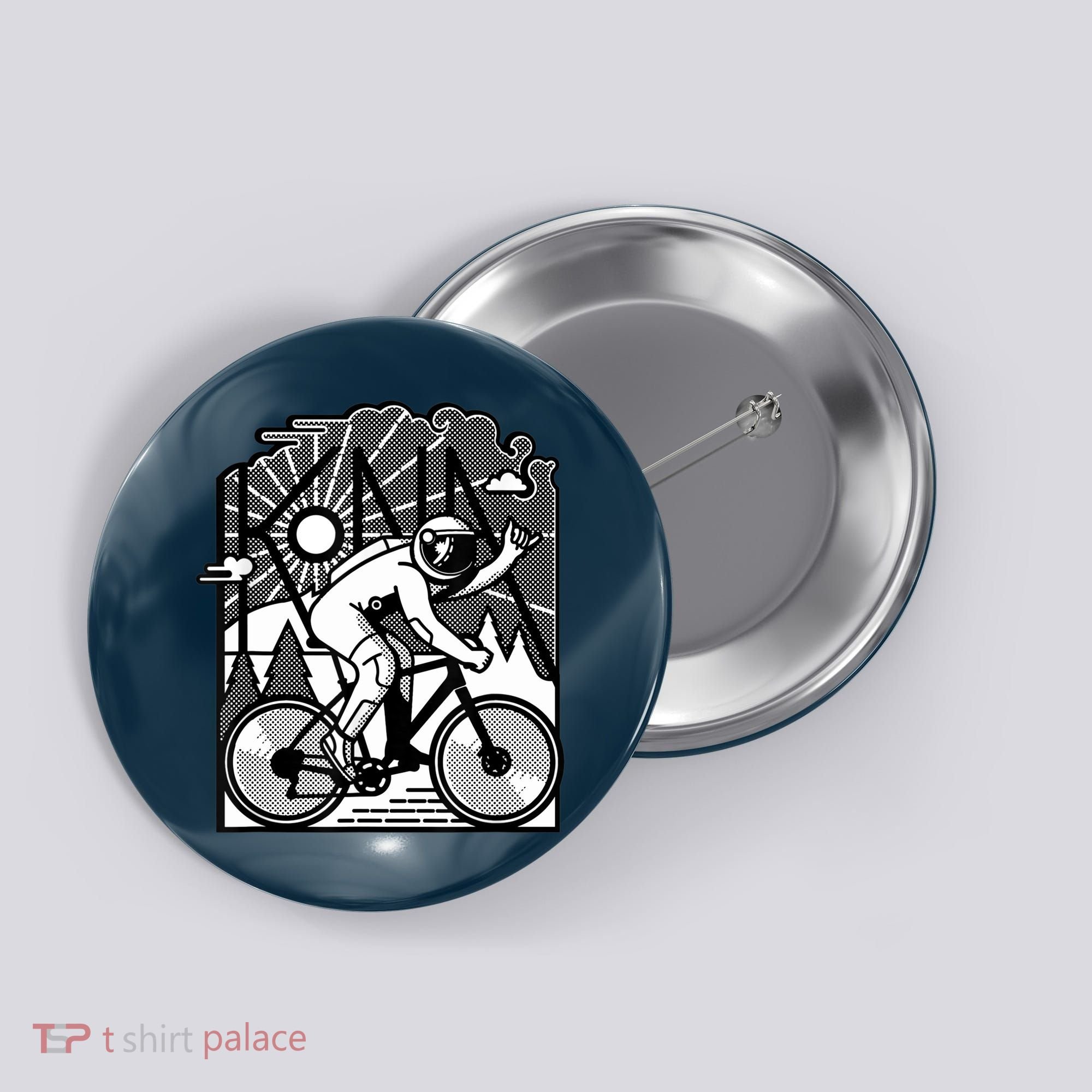 Kona Bikes - MTB Cycling Bicycle Biking Button