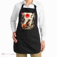 Kawaii Baby Monkey Punch Japanese Ukiyo-e Apron thumb 2