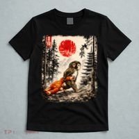 Kawaii Baby Monkey Punch Japanese Ukiyo-e T-Shirt thumb 5